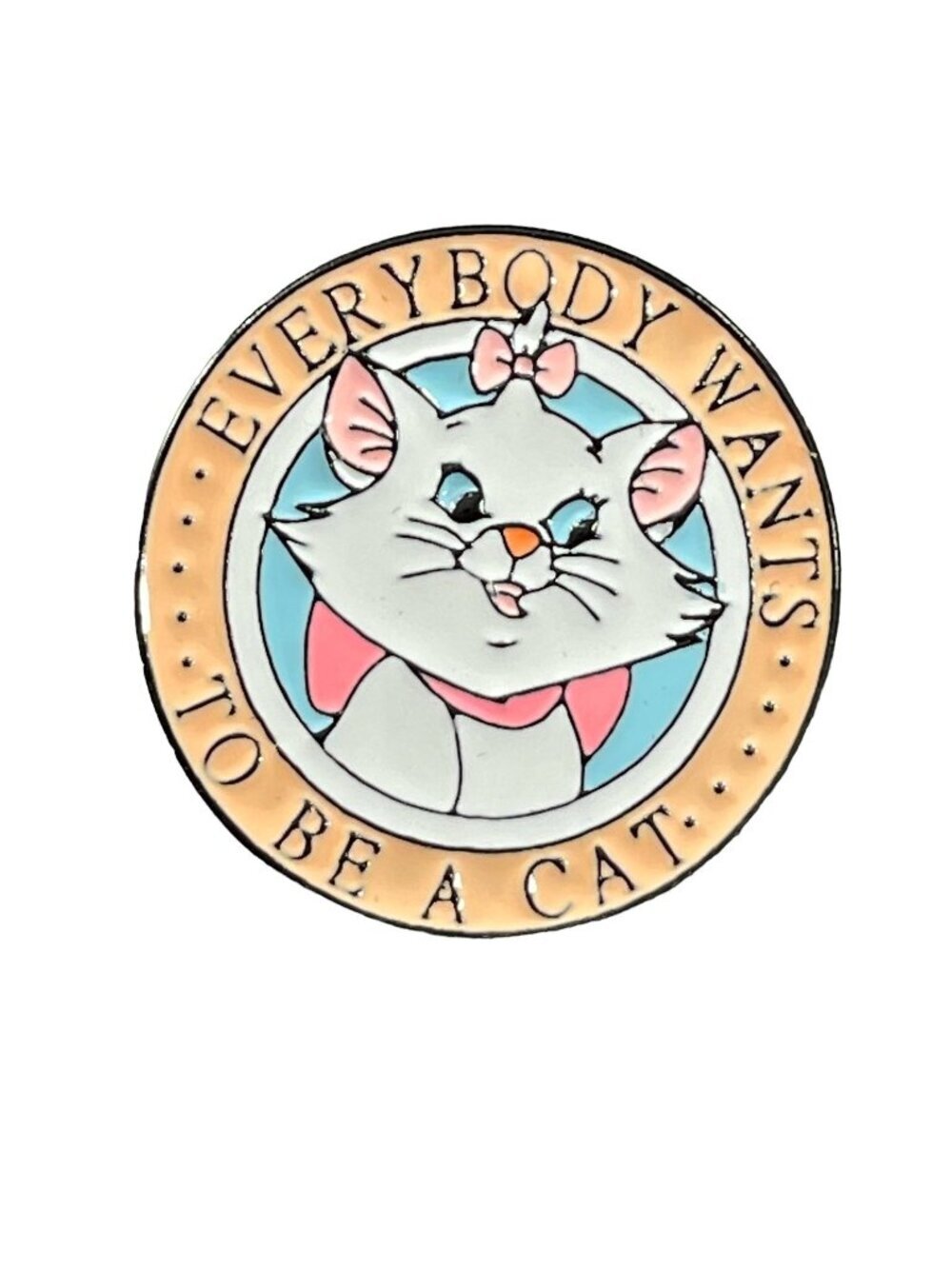 Marie Aristocat Lapel Pin Pet Kitten Everybody Wants Cat Badge Brooch Jewelry